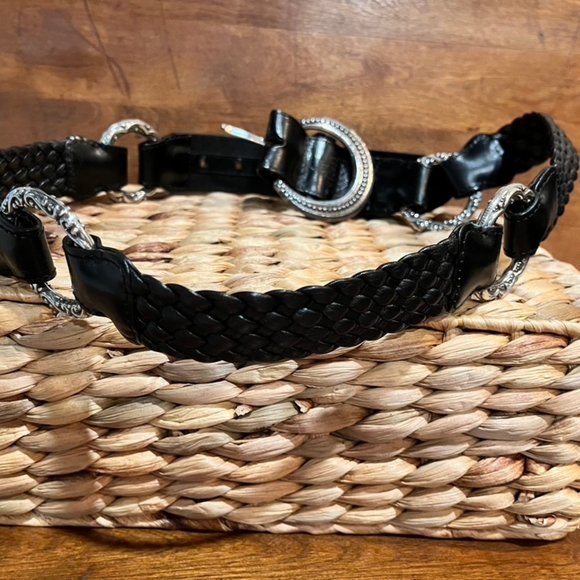 Brighton Black Braided Boho Belt, 34 L - Picture 5 of 5